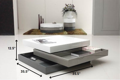 MDF Square Coffee Table For  Home And Office