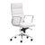 White Leatherette High Back Office Chair