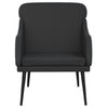 Armchair Black Faux Leather - Privè Home Goods