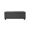 Artiss Large Fabric Storage Ottoman - Grey - Privè Home Goods