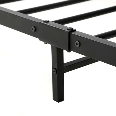 Black Metal Bed Frame For  Mattress