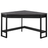 Black and Grey Top Corner Computer Desk For Home And Office