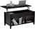 Black Lift up Coffee Table with Storage Shelf/Hidden Compartment