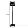 Black Steel Heater Lamp For Home Indoor And Outdoor