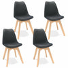 Mod Century Modern Style Furgle Black Set of  Dining Chair