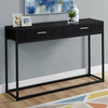 Grey & Black Finish Metal Accent Table For Home And Office