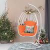 Hanging Aluminum Frame Hammock Chair with UV Resistant Cushion