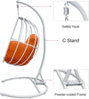 Hanging Aluminum Frame Hammock Chair with UV Resistant Cushion