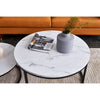 Marble Top Modern Nesting Coffee Table For Home And Office