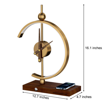 Minimal LED Clock Lamp Decoration For Home And Office