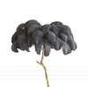 Luxury Ostrich Feather Standing Floor Lamp Decor Lighting