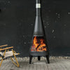 Modern Mesh Wood Chiminea Fireplace Outdoor Decor