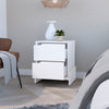 Nightstand Brookland Bedside Table With Double Drawers