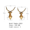 Gold Retro Deer Wall Light Home Decoration