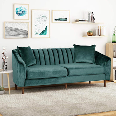 Susan Velvet 3 Seater Sofa For Home And Office