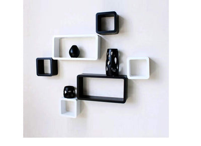 Wall Cubes Shelves Pieces Storage Display Home Decor